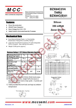 BZX84C12-TP datasheet  
